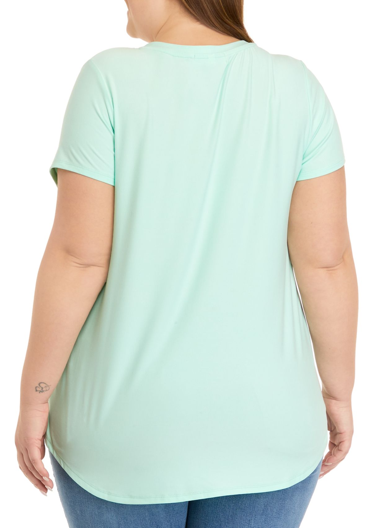 Plus Size Short Sleeve Yummy T-Shirt