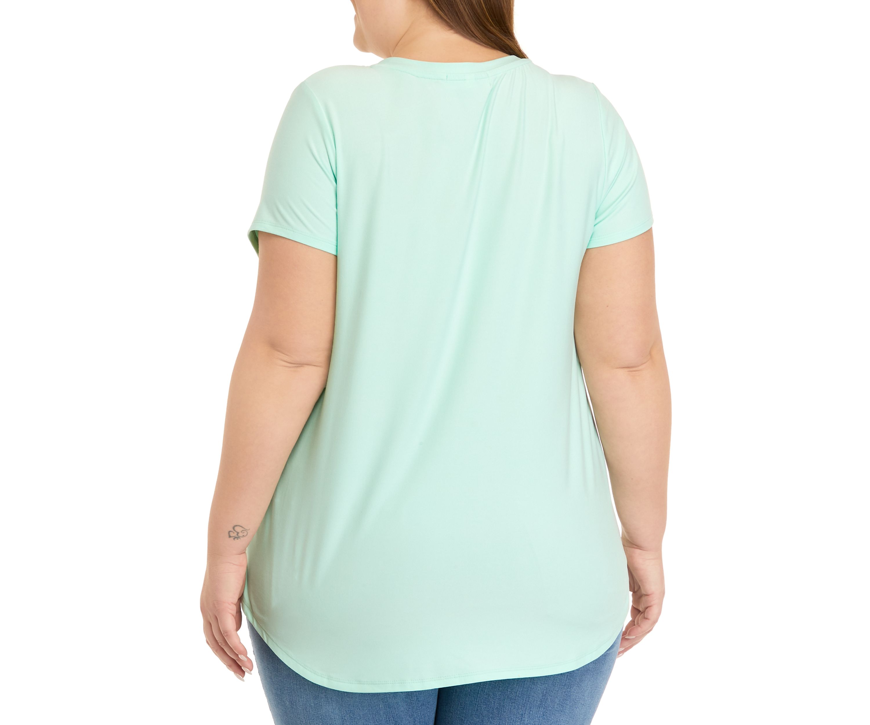 Plus Size Short Sleeve Yummy T-Shirt