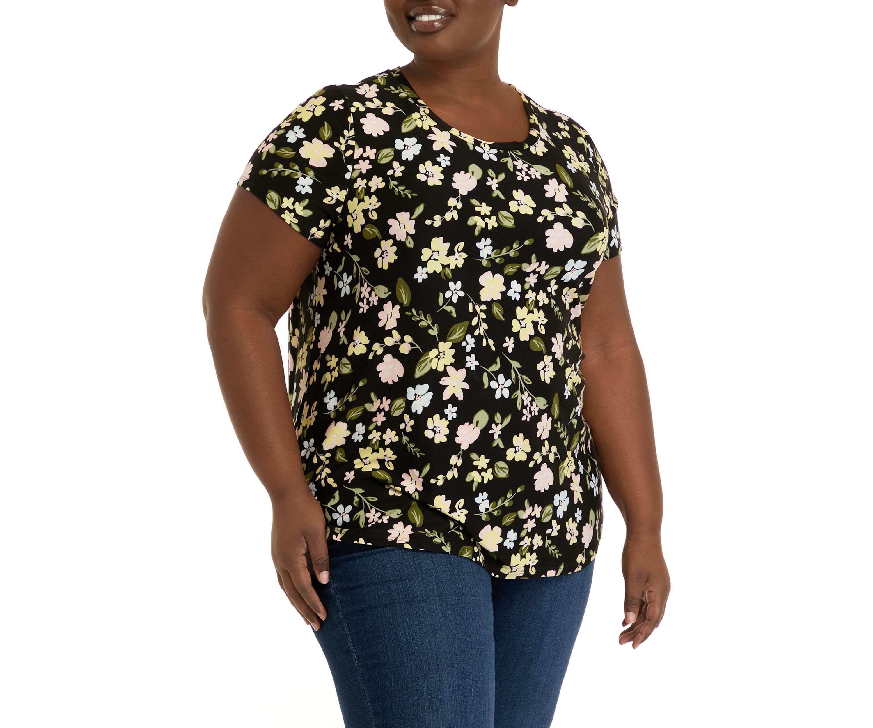 Plus Size Short Sleeve Yummy T-Shirt