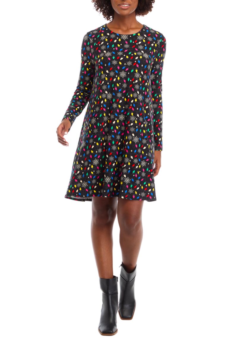Womens Christmas Lights Dress