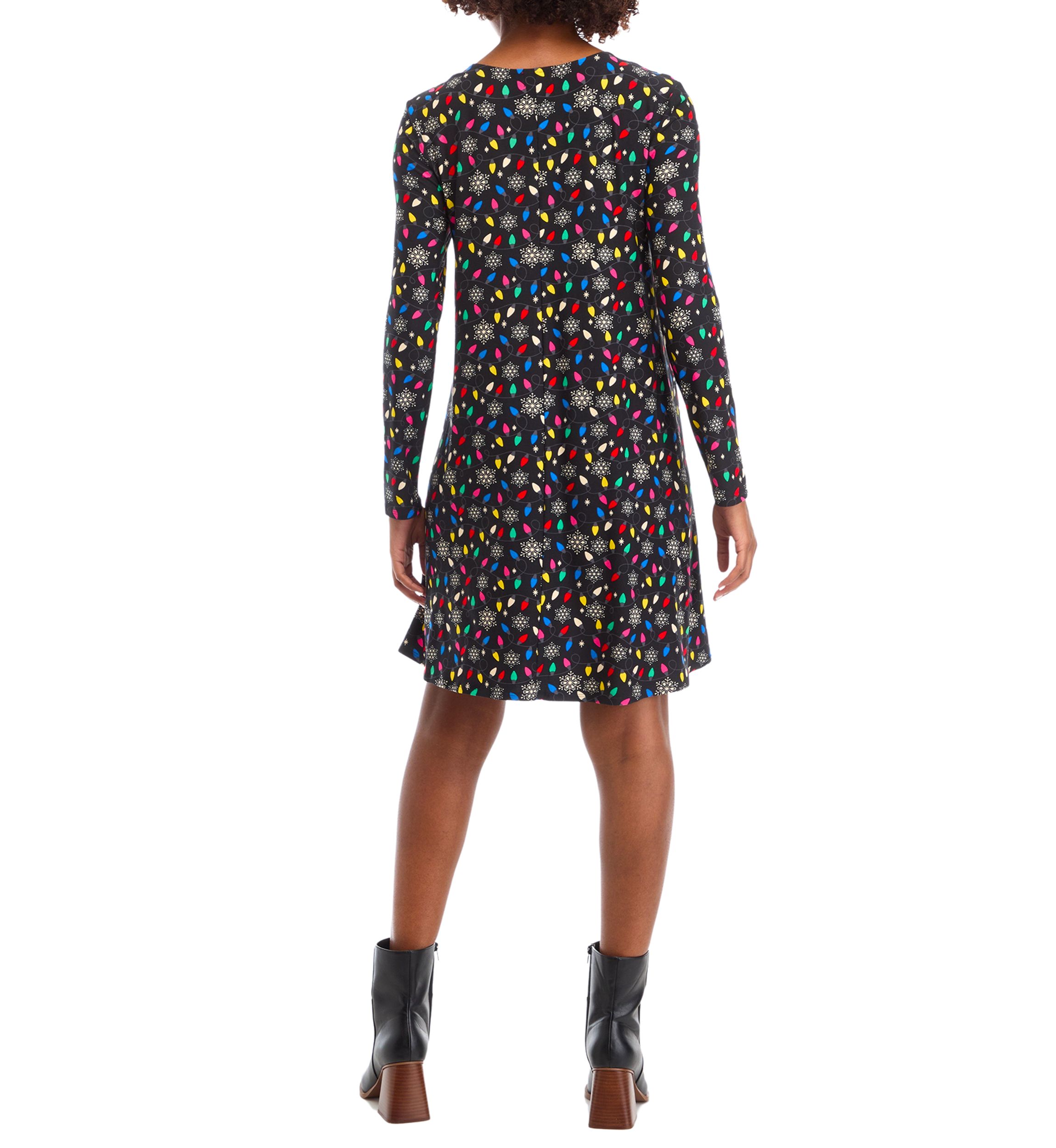 Womens Christmas Lights Dress