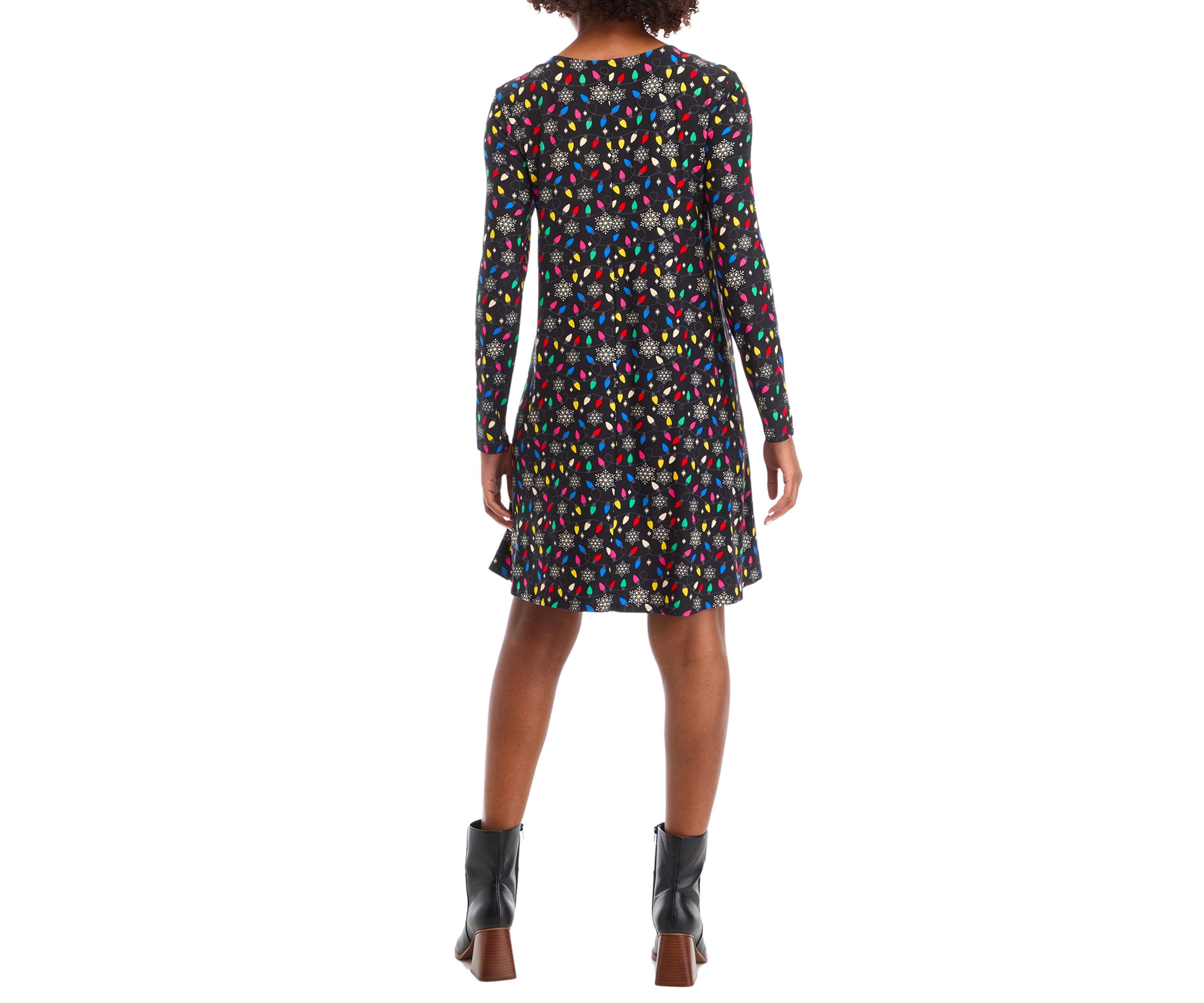 Womens Christmas Lights Dress