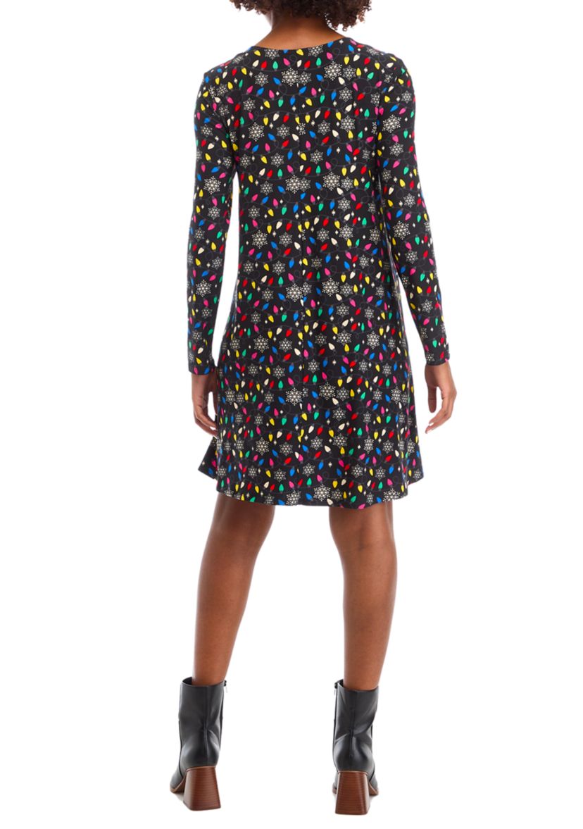 Womens Christmas Lights Dress
