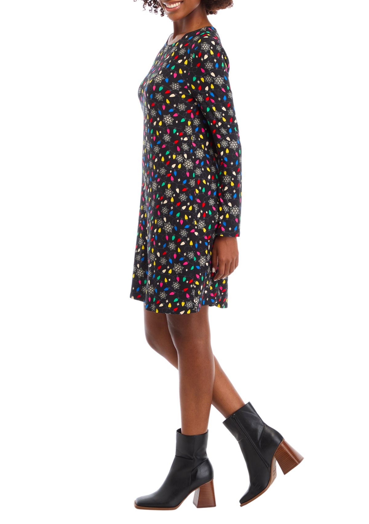 Womens Christmas Lights Dress