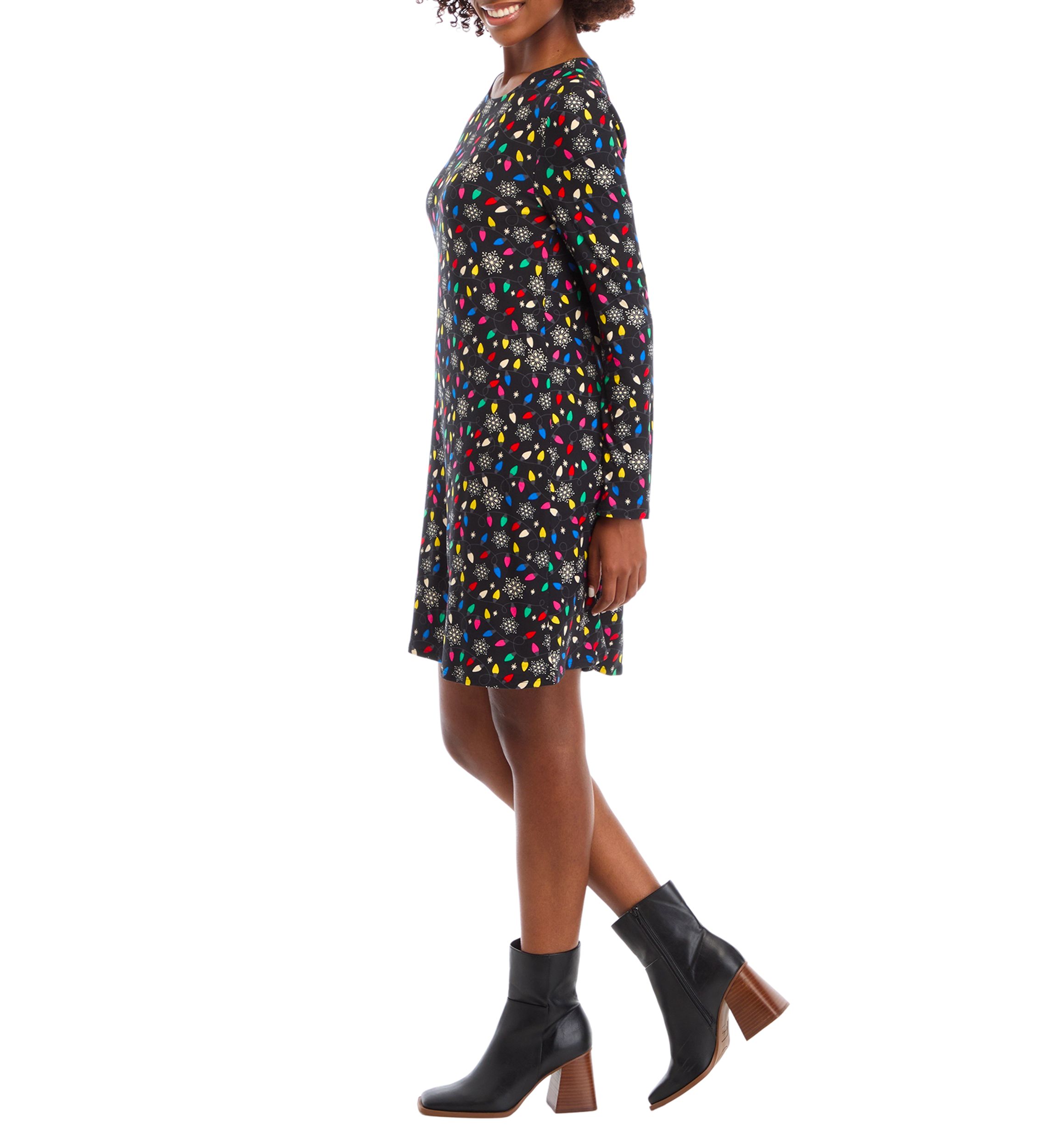 Womens Christmas Lights Dress