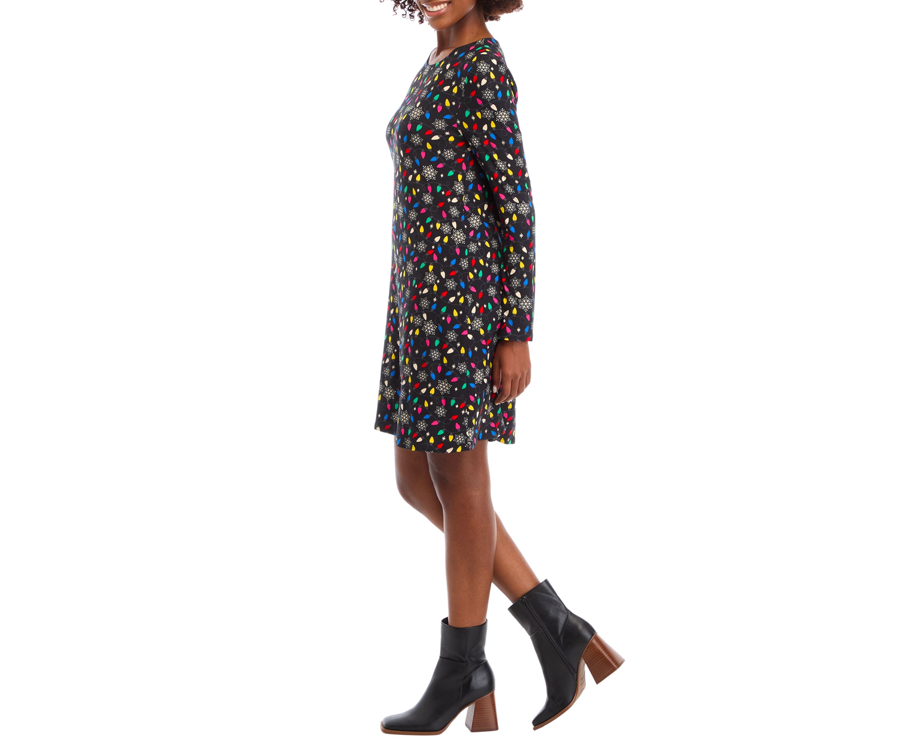 Womens Christmas Lights Dress