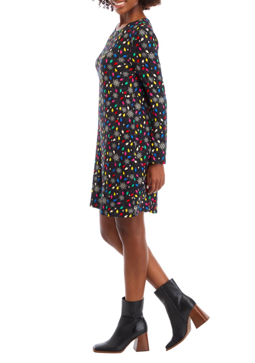 Womens Christmas Lights Dress