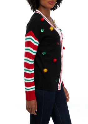 Women's Pom Cardigan