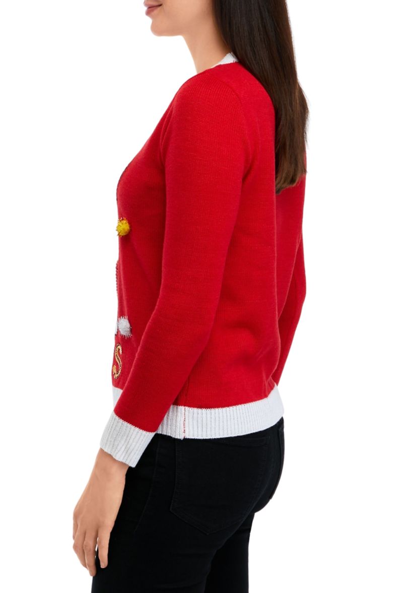 Womens Santa Paws Sweater