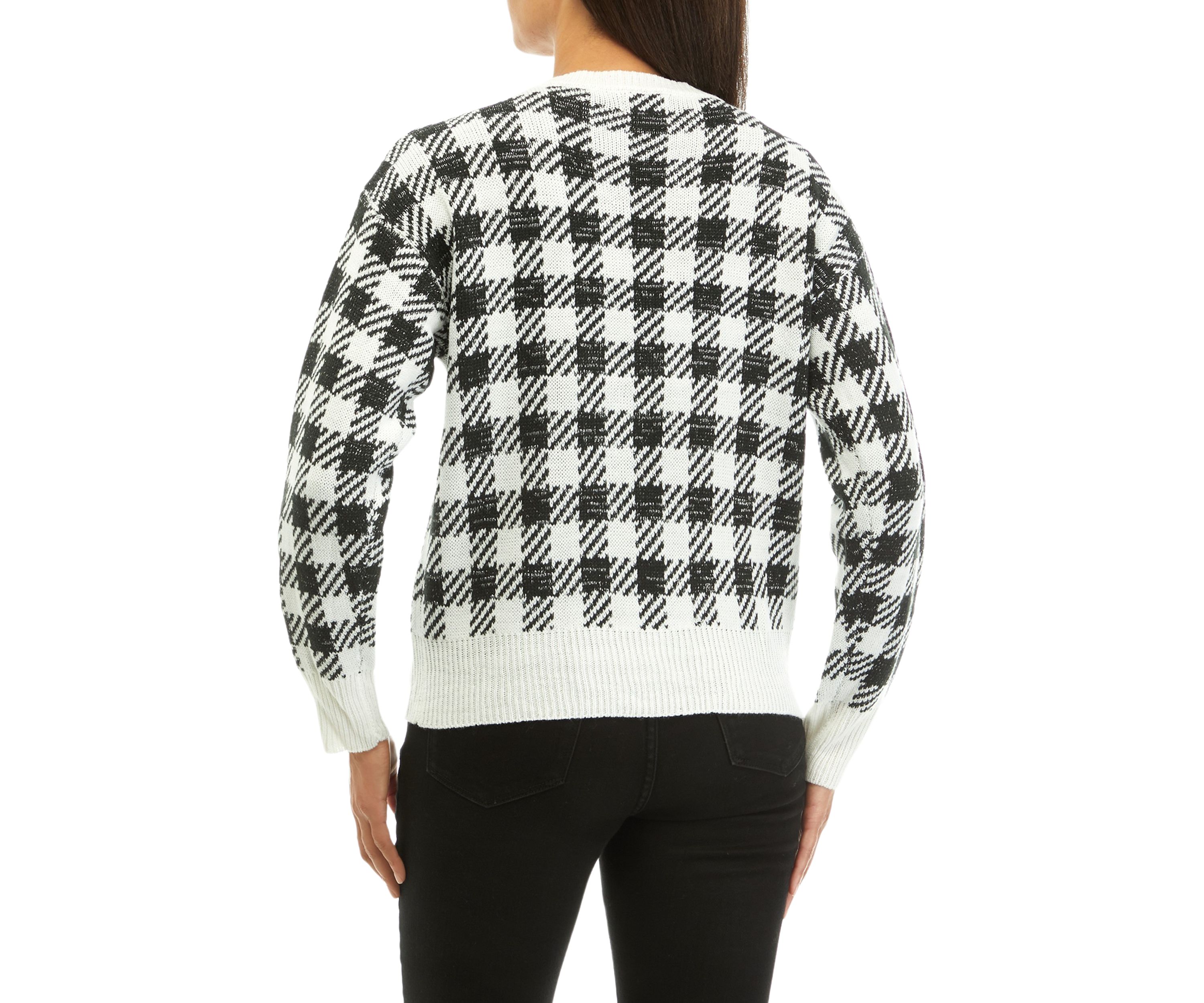 Womens Merry Jacquard Christmas Sweater