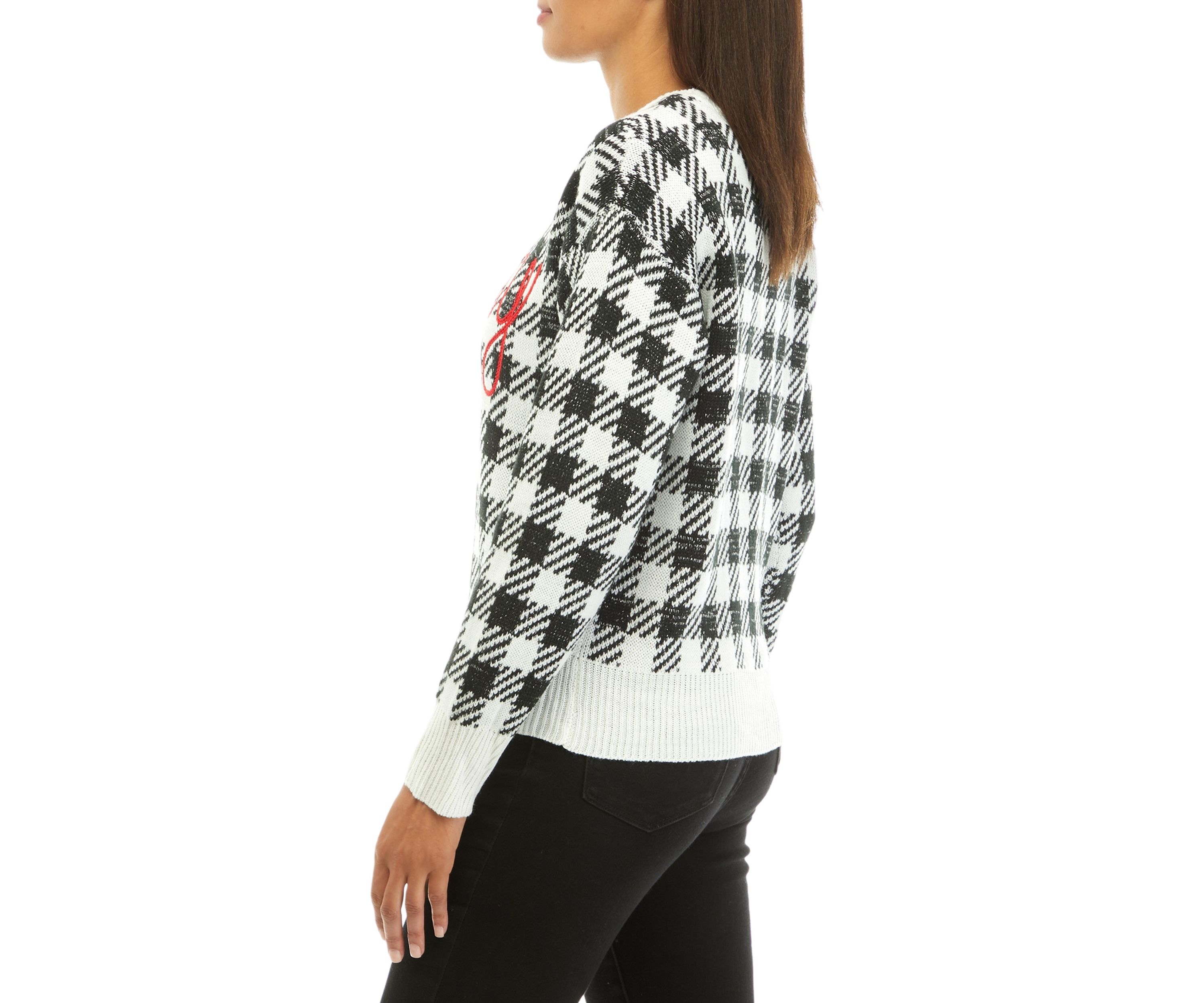Womens Merry Jacquard Christmas Sweater
