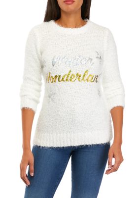 Joyland Women s Winter Wonderland Christmas Sweater belk