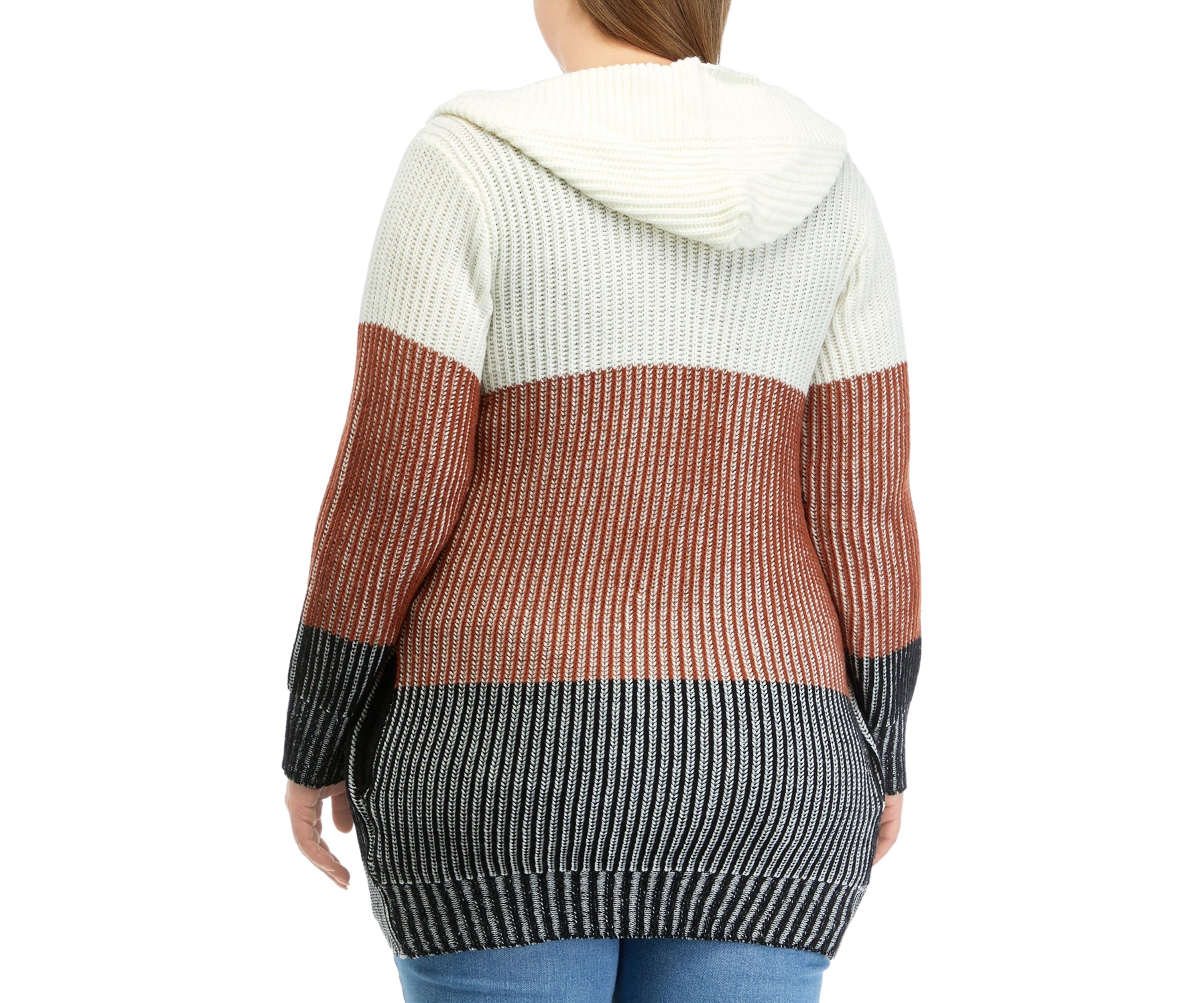 Plus Size Long Sleeve Cocoon Duster Cardigan