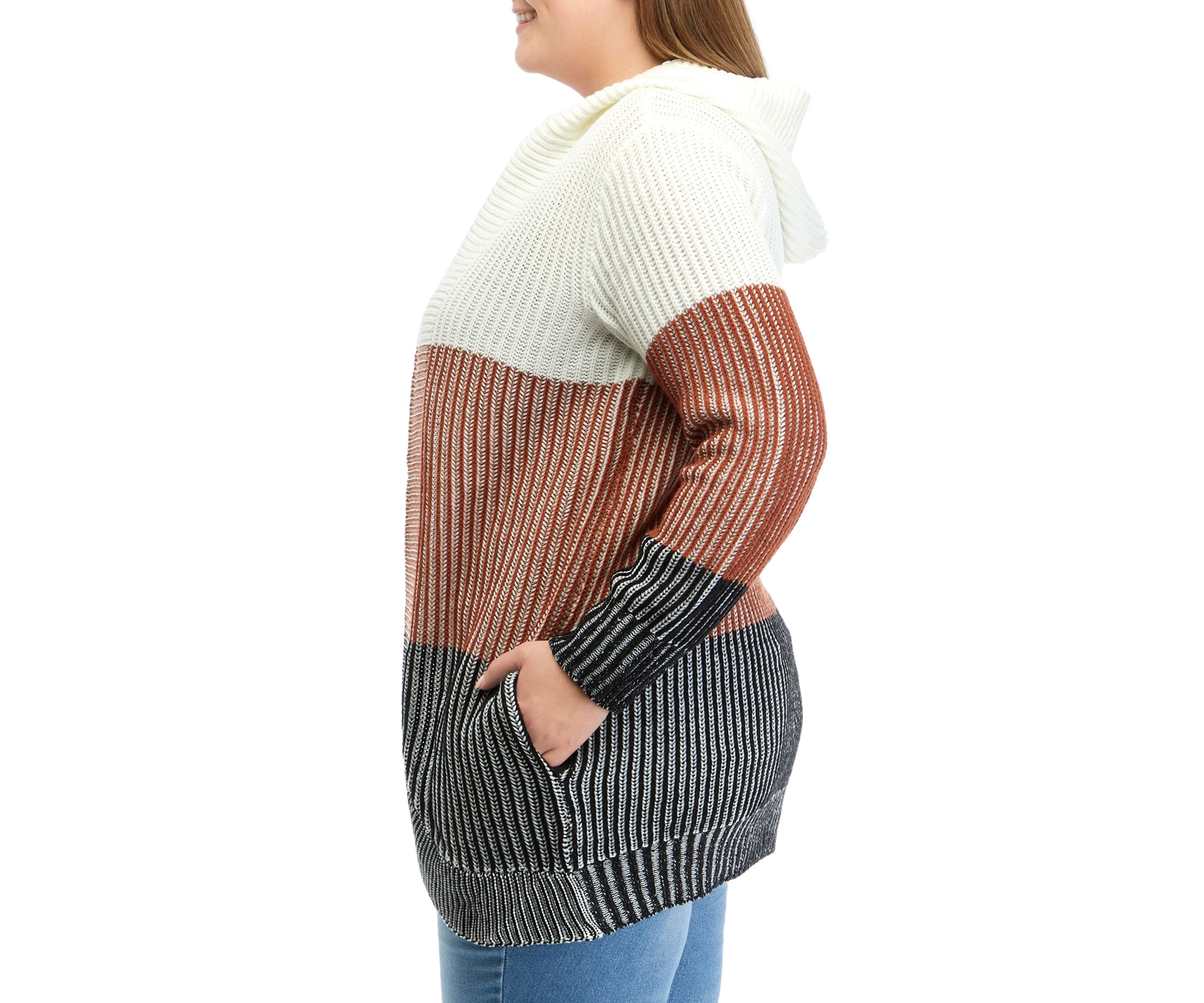 Plus Size Long Sleeve Cocoon Duster Cardigan