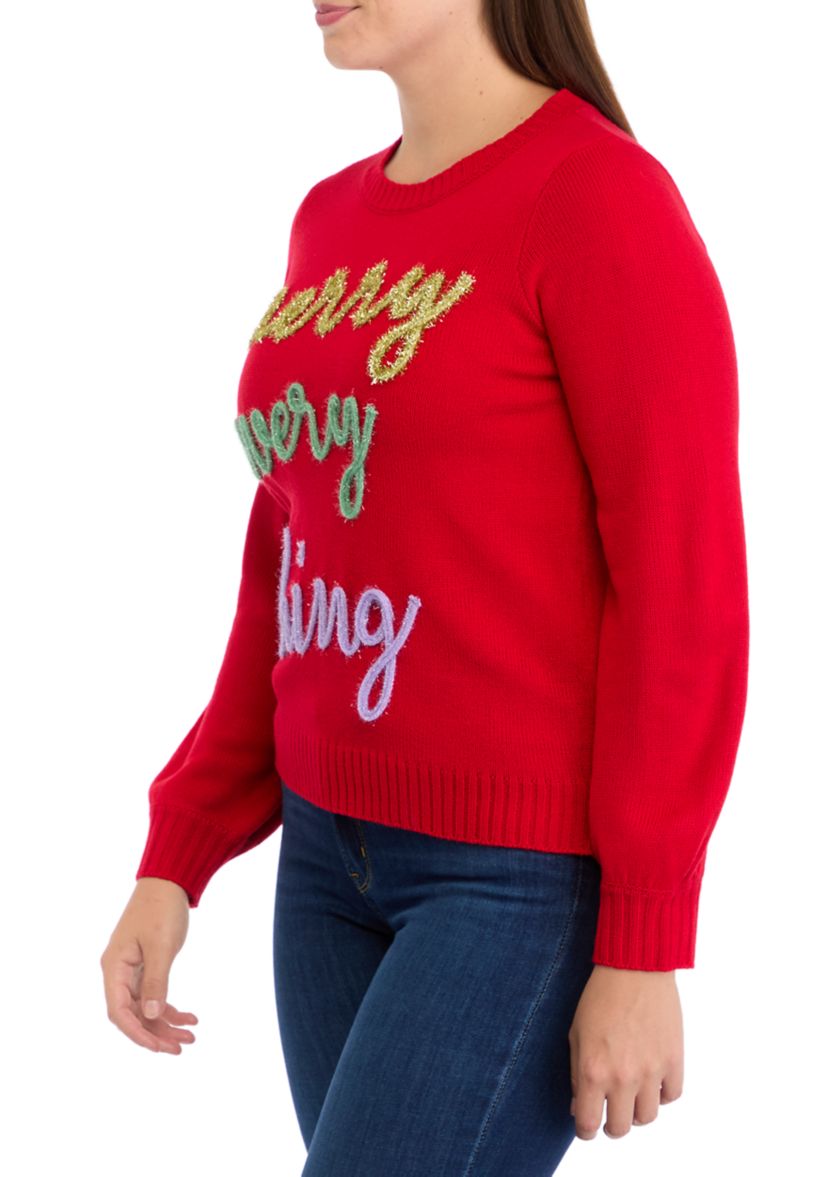 Womens Merry Everything Sweater