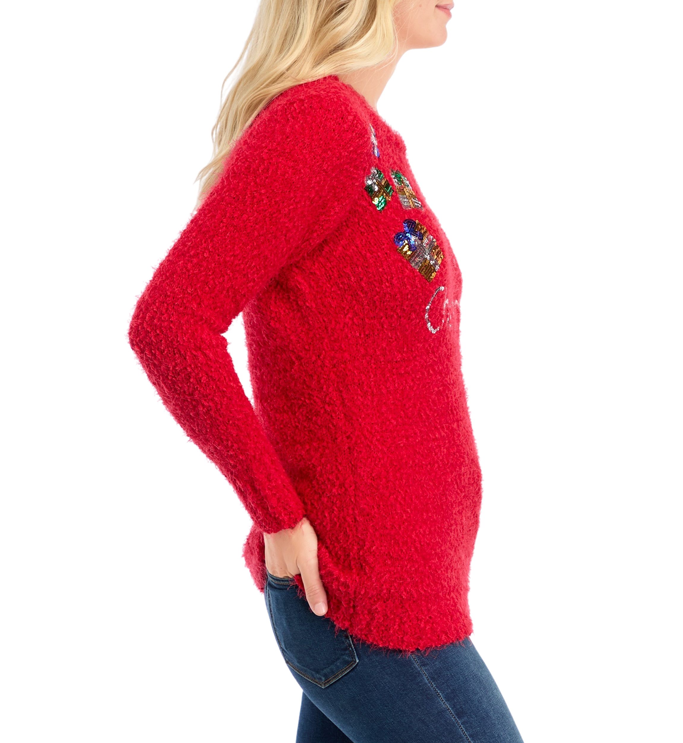 Womens Merry Christmas Graphic Sweater