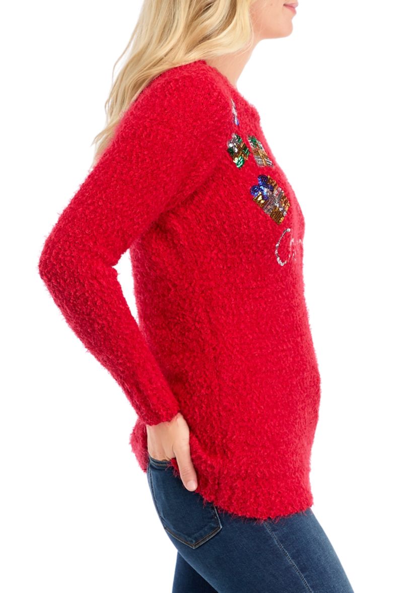 Womens Merry Christmas Graphic Sweater