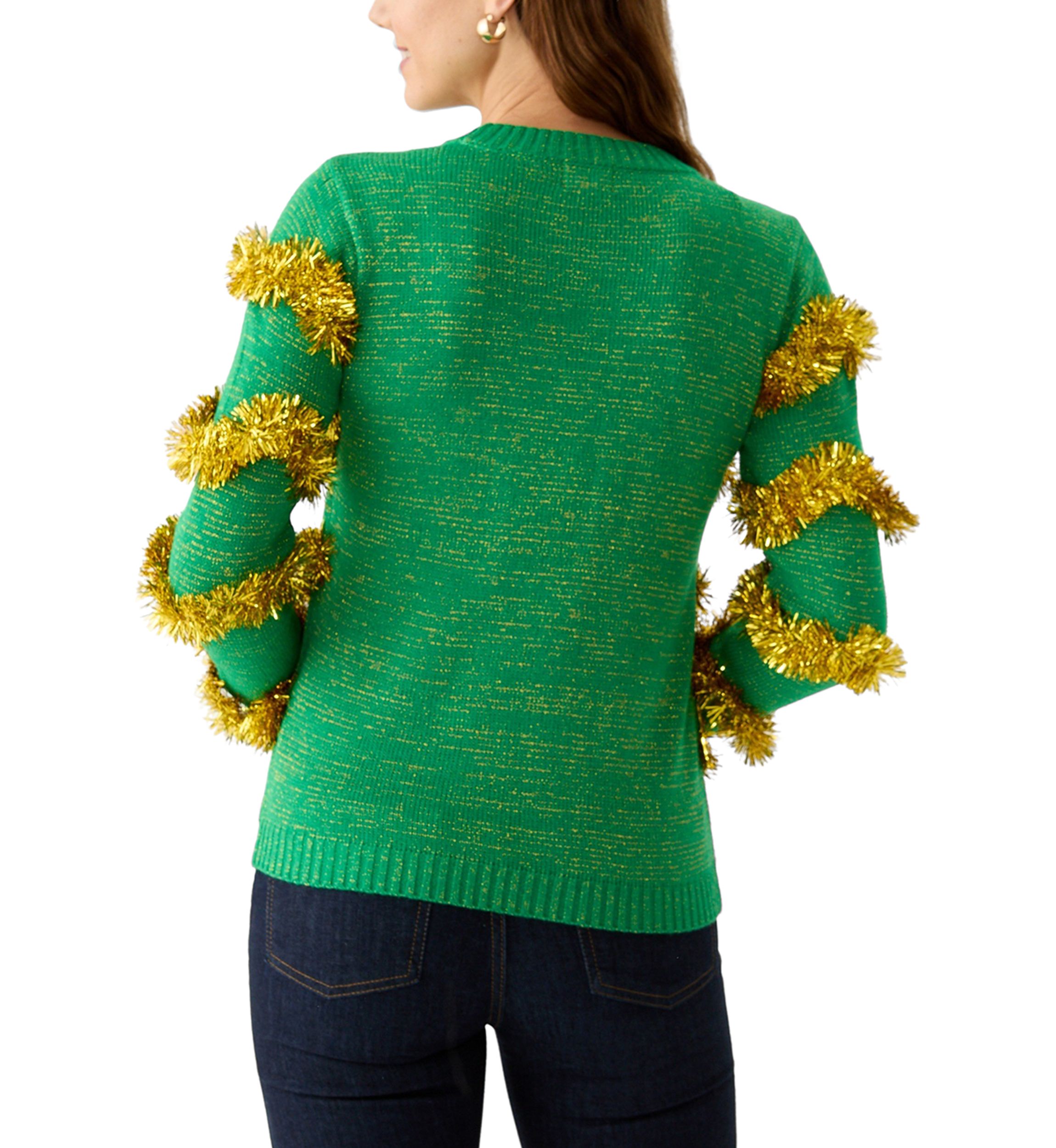 Womens Fa La La Garland Sweater