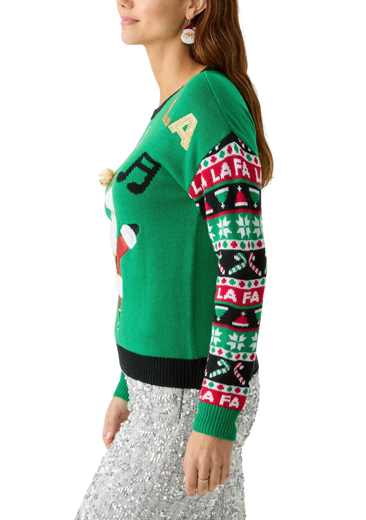 Womens Santa Concert Sweater