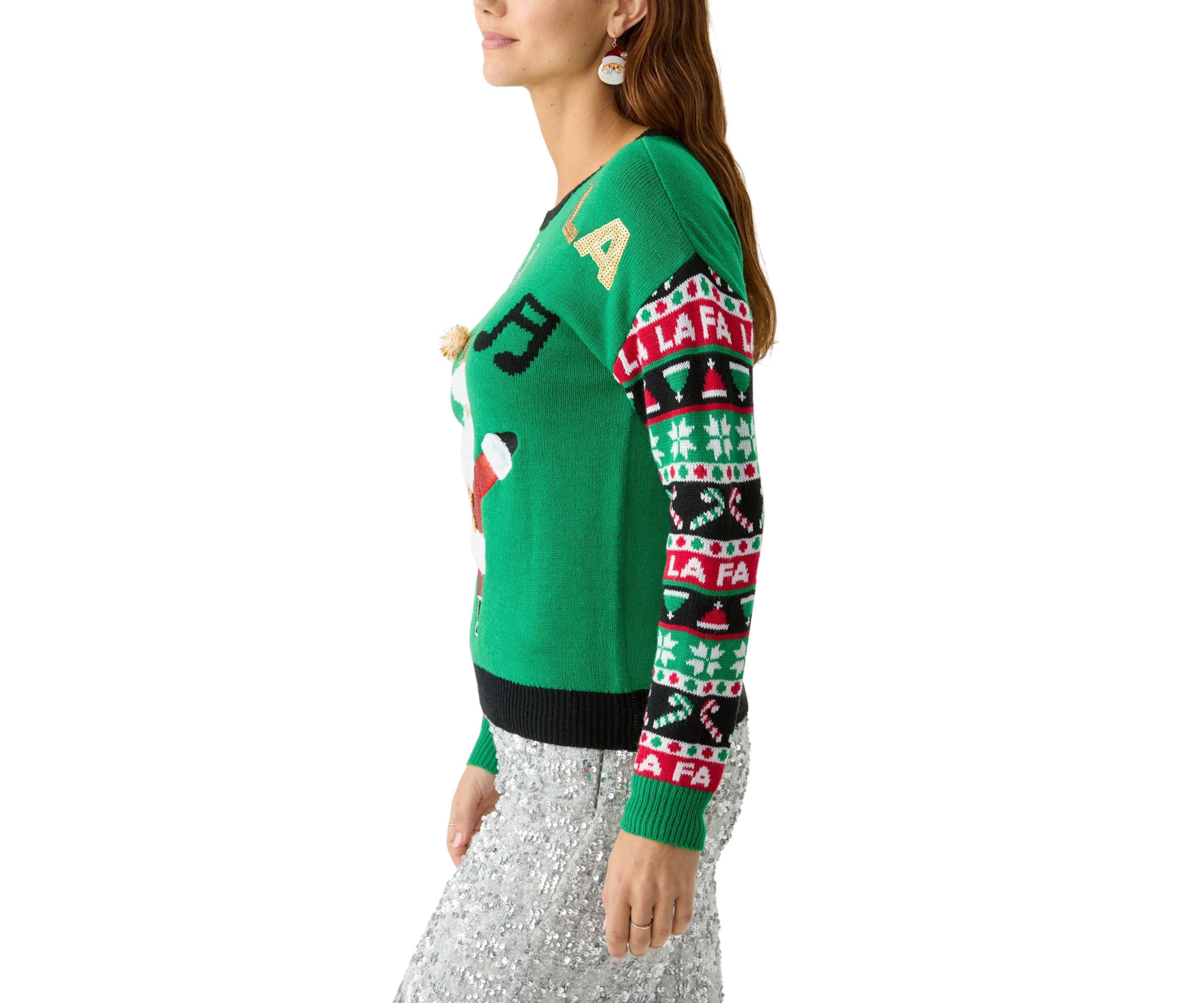 Womens Santa Concert Sweater