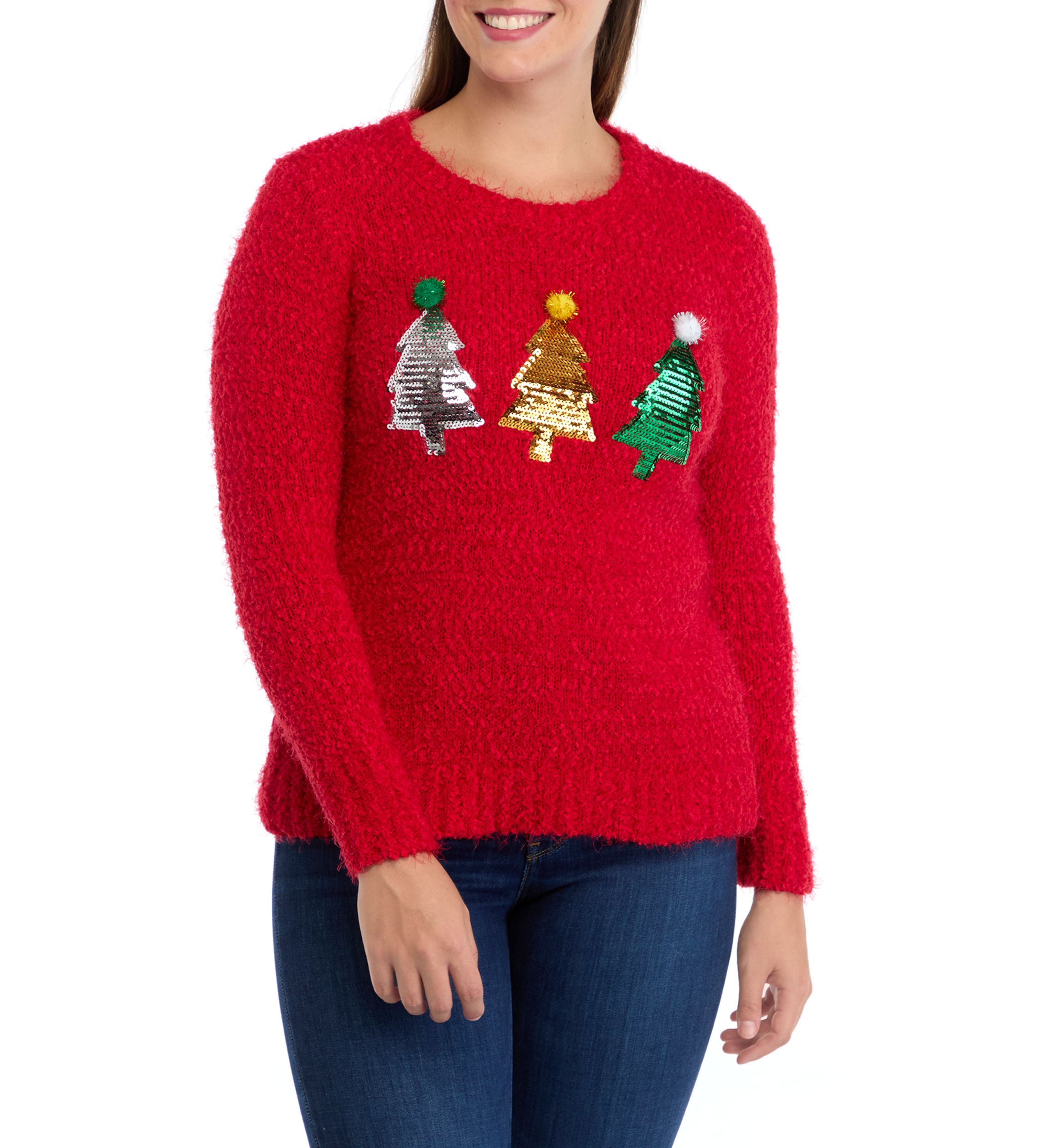 Womens Christmas Tree Sweater