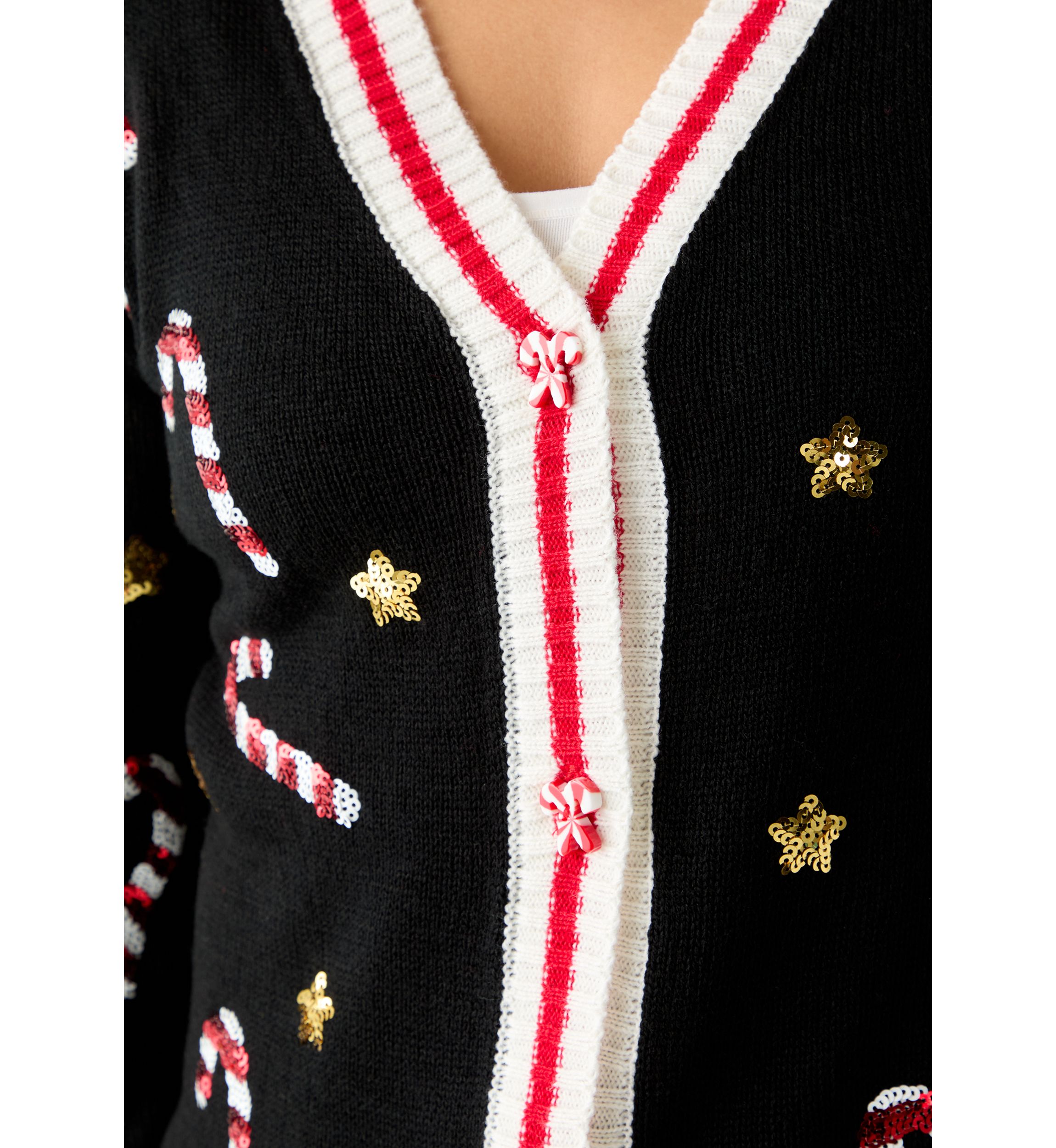 Candy Cane Cardigan