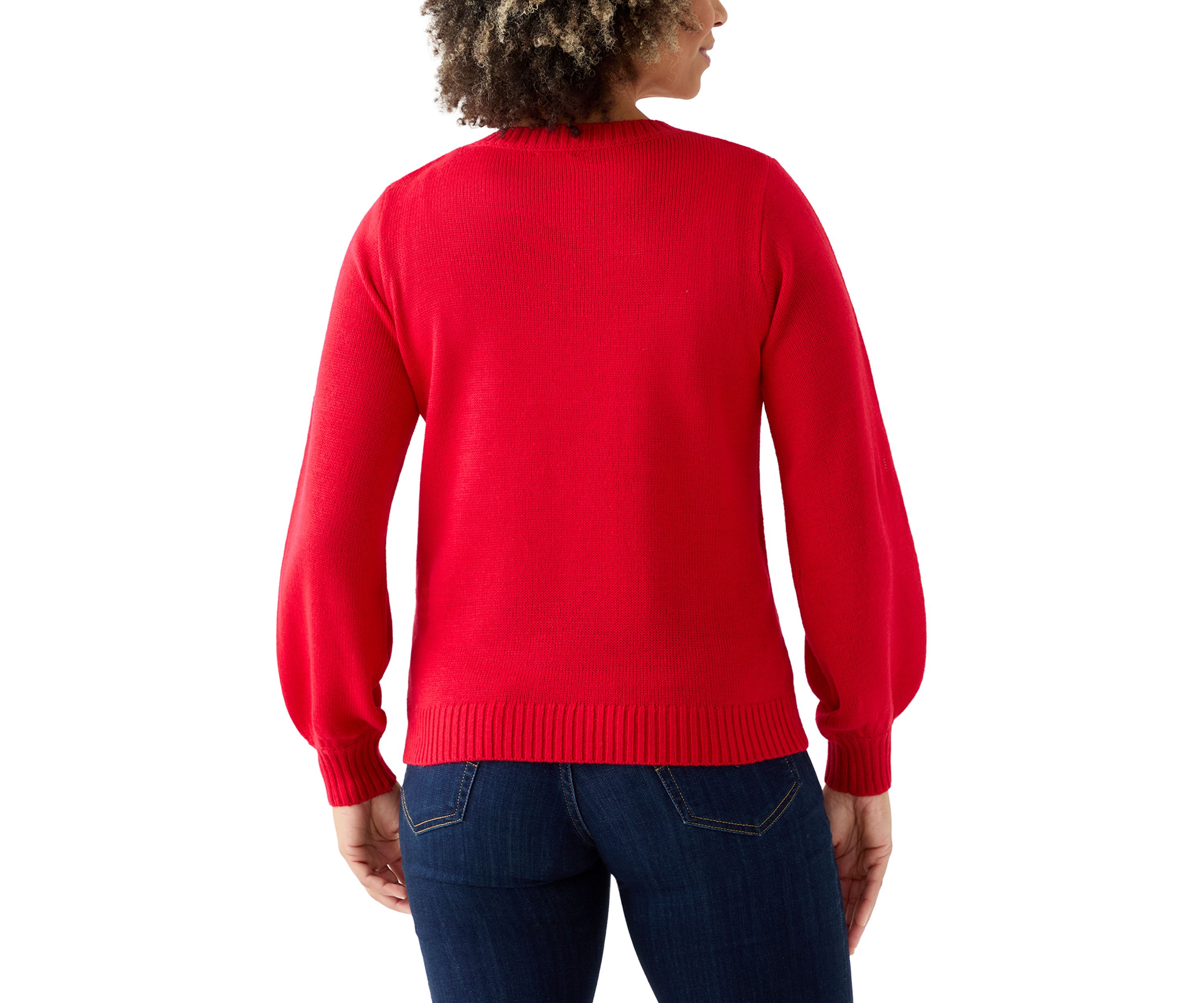 Womens Christmas Lights Sweater