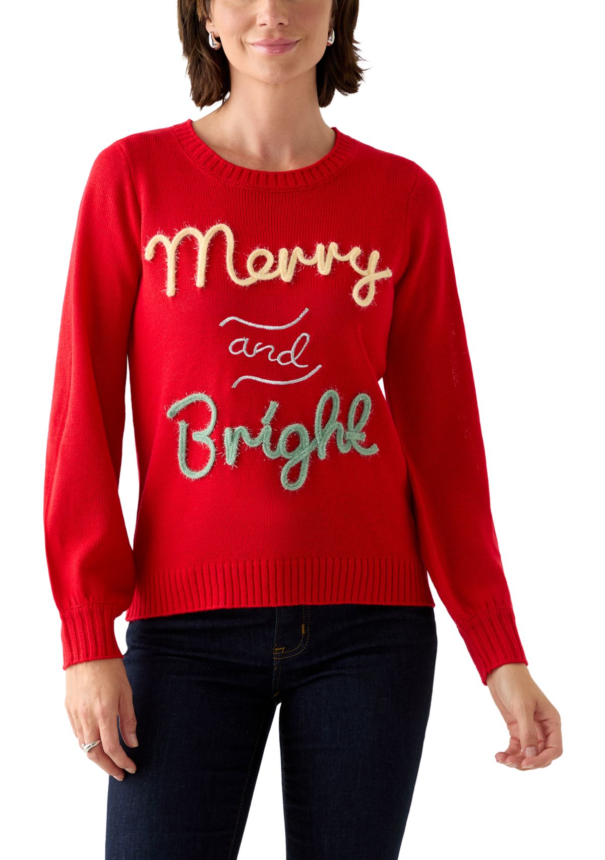 Womens Merry & Bright Sweater