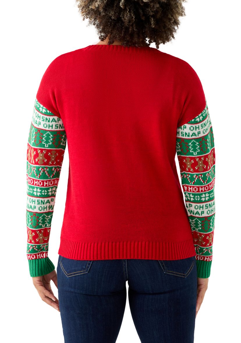 Oh Snap Gingerbread Sweater