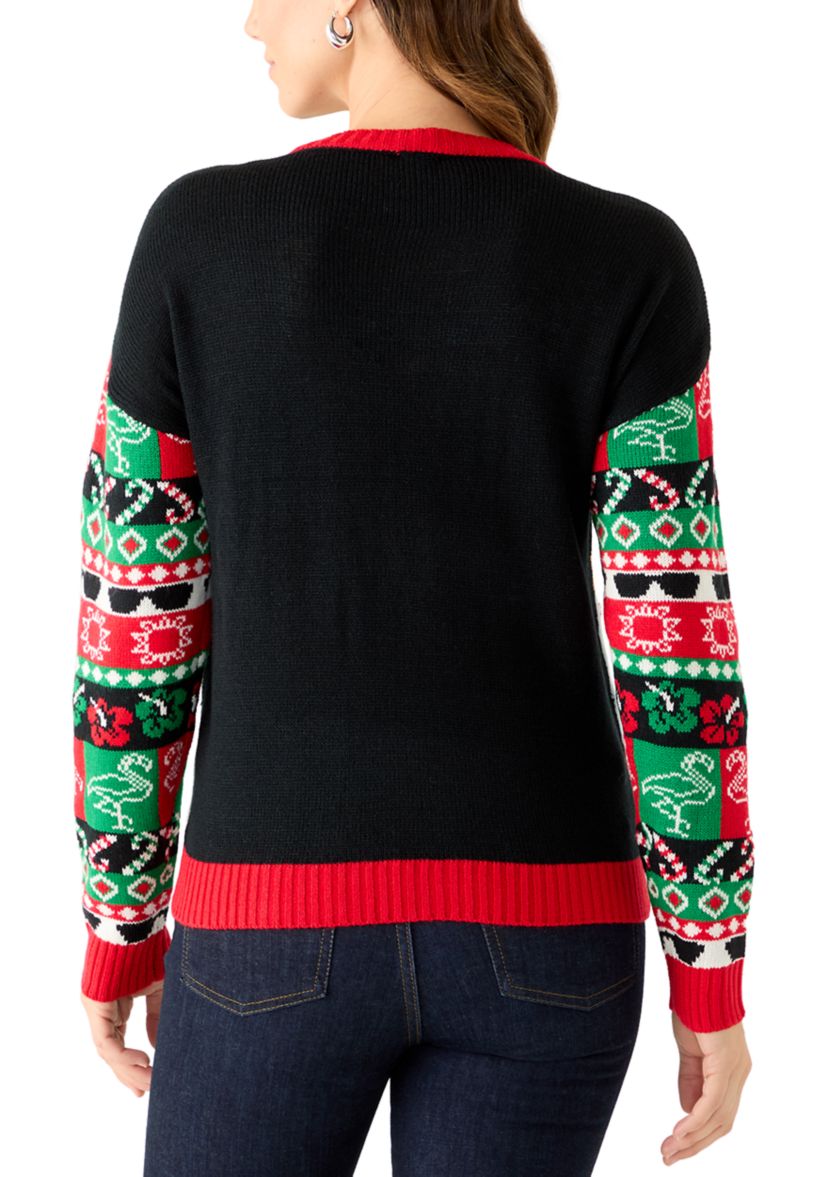 Womens Vacation Santa Sweater