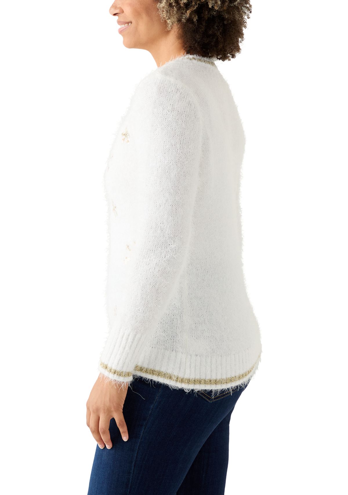 Womens Snowflake Sweater