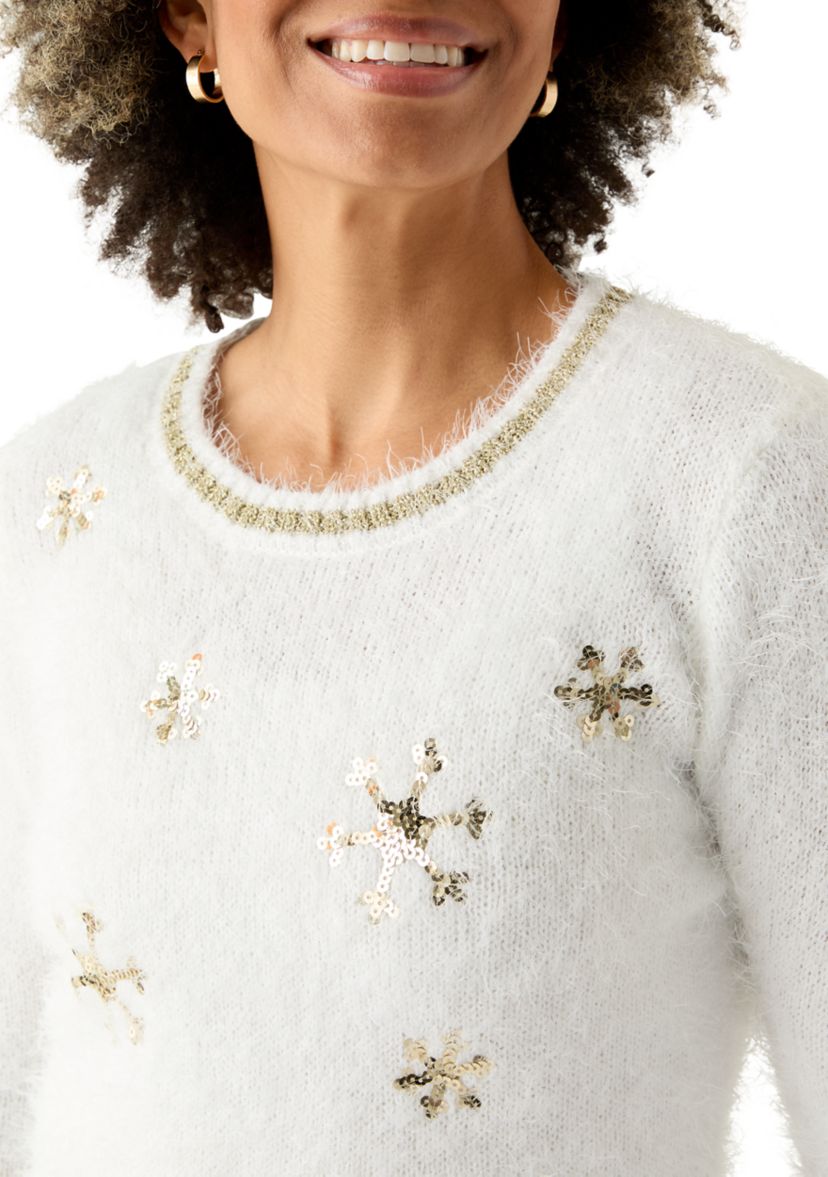 Womens Snowflake Sweater