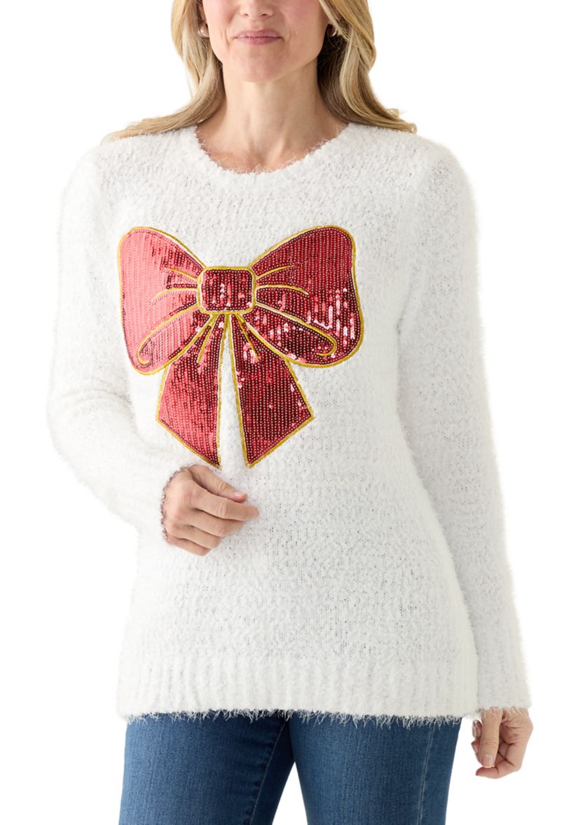 Womens Bow Sweater