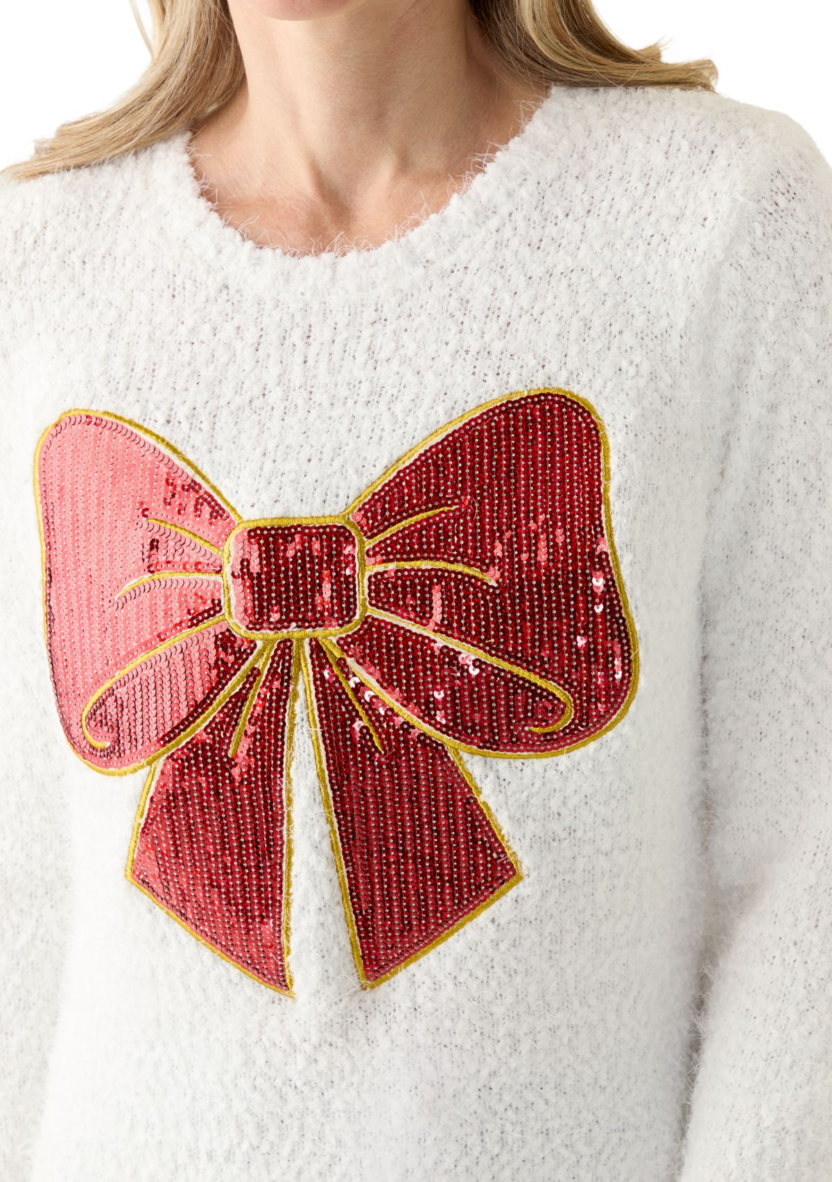 Womens Bow Sweater
