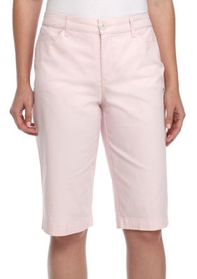 Bandolino Ivette Bermuda Twill Shorts | Belk