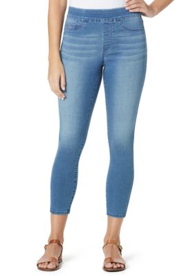 Bandolino Thea Pull-On Legging Denim Crop Pants | belk