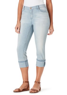 bandolino millie straight coated and lace jean