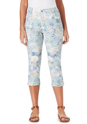 bandolino millie rolled cuff capri pant