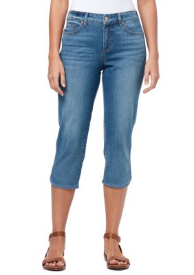 womens grey capris