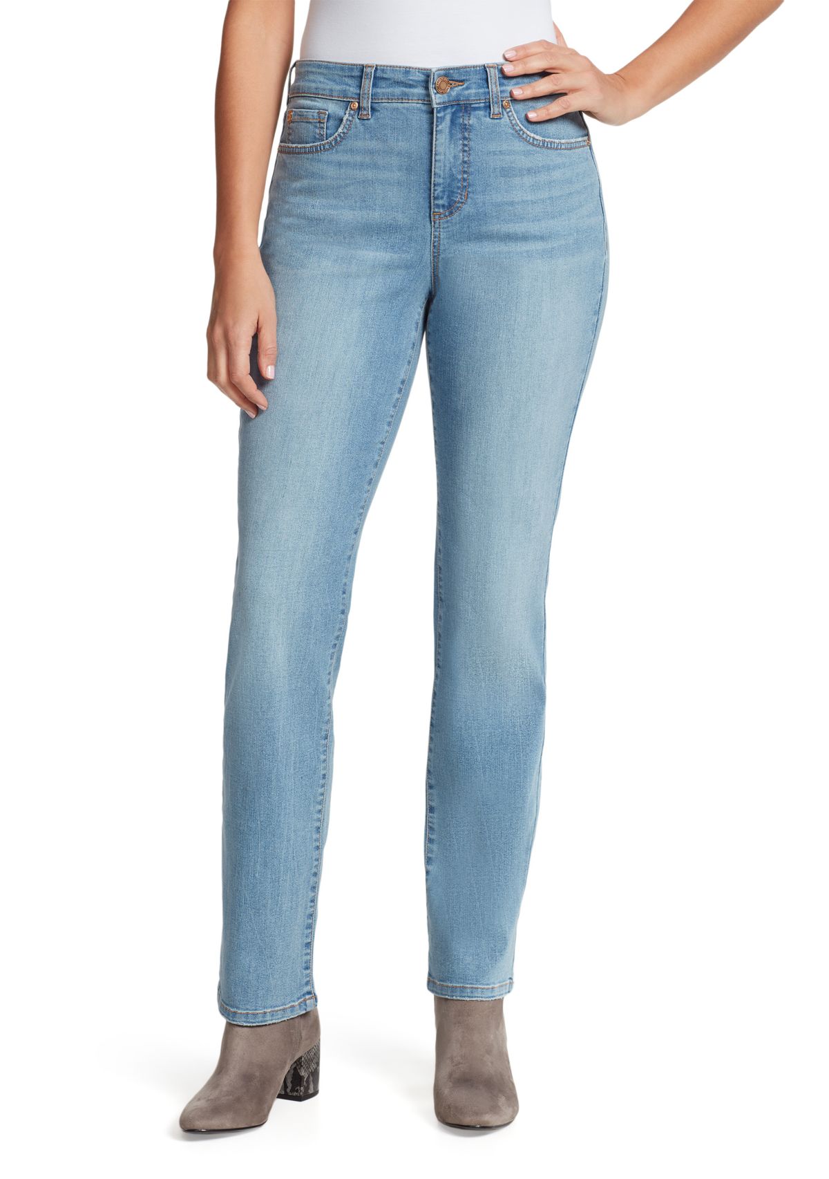 Womens Mandie Straight Denim Jeans- Regular