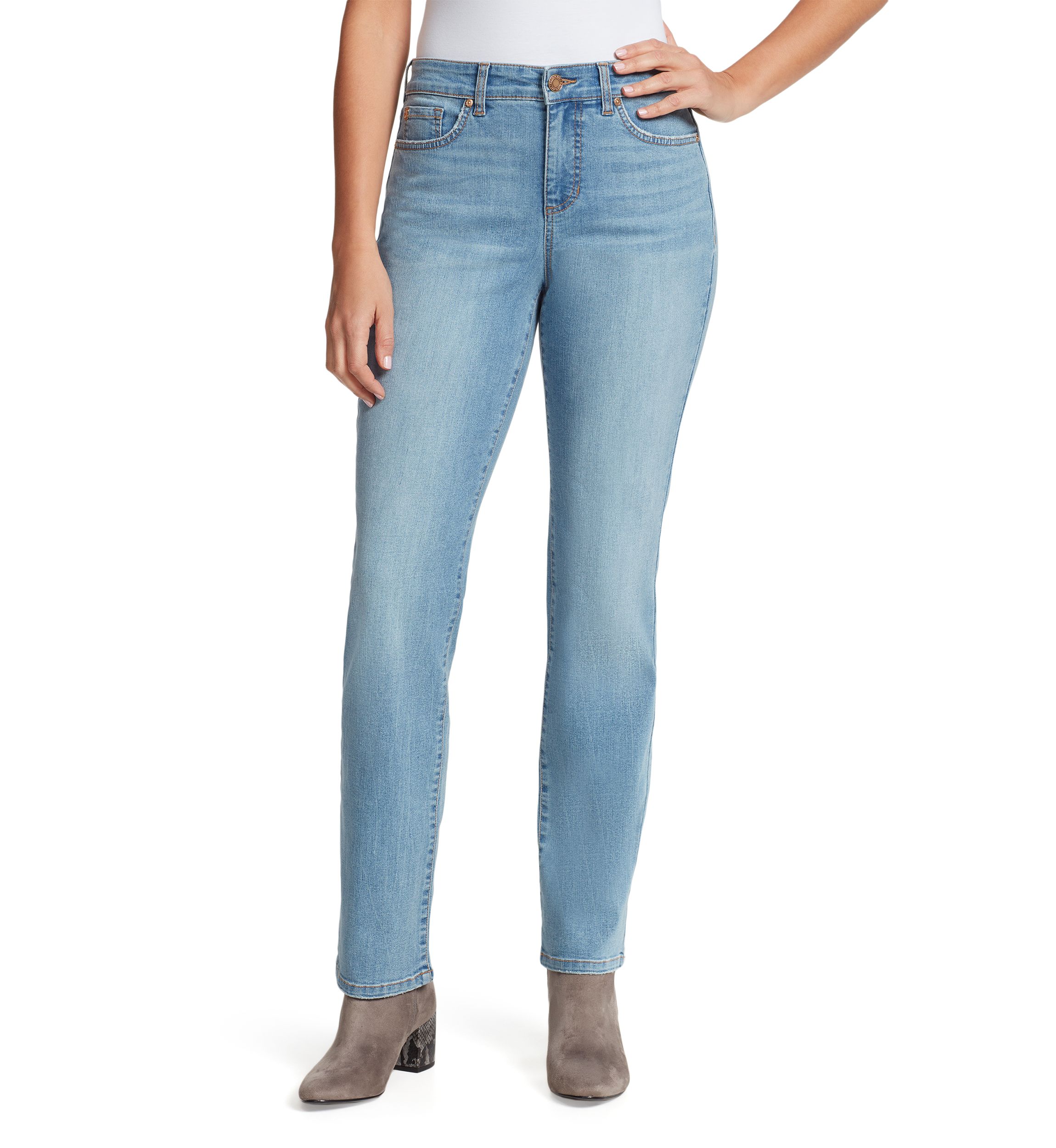 Womens Mandie Straight Denim Jeans- Regular