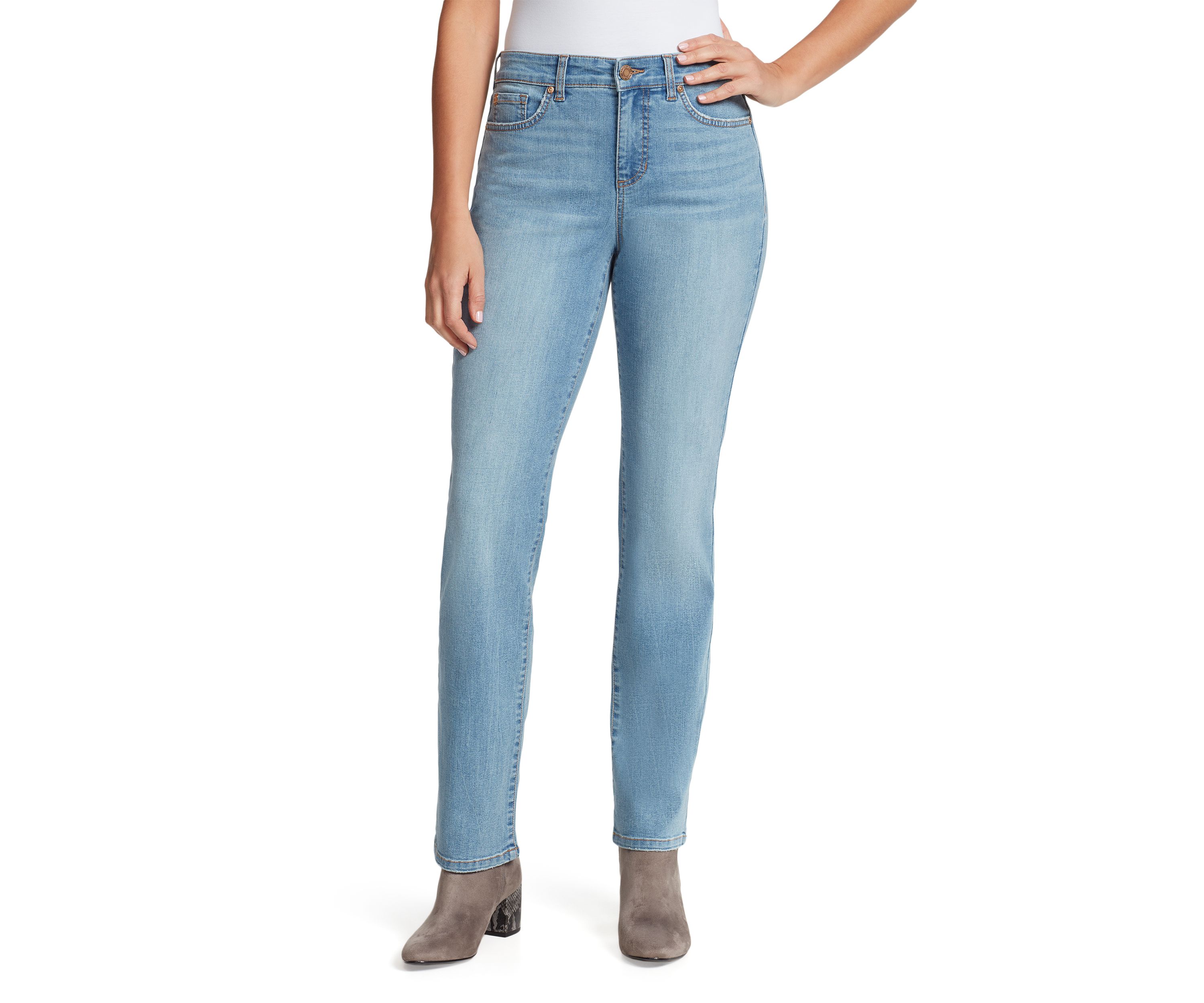 Womens Mandie Straight Denim Jeans- Regular