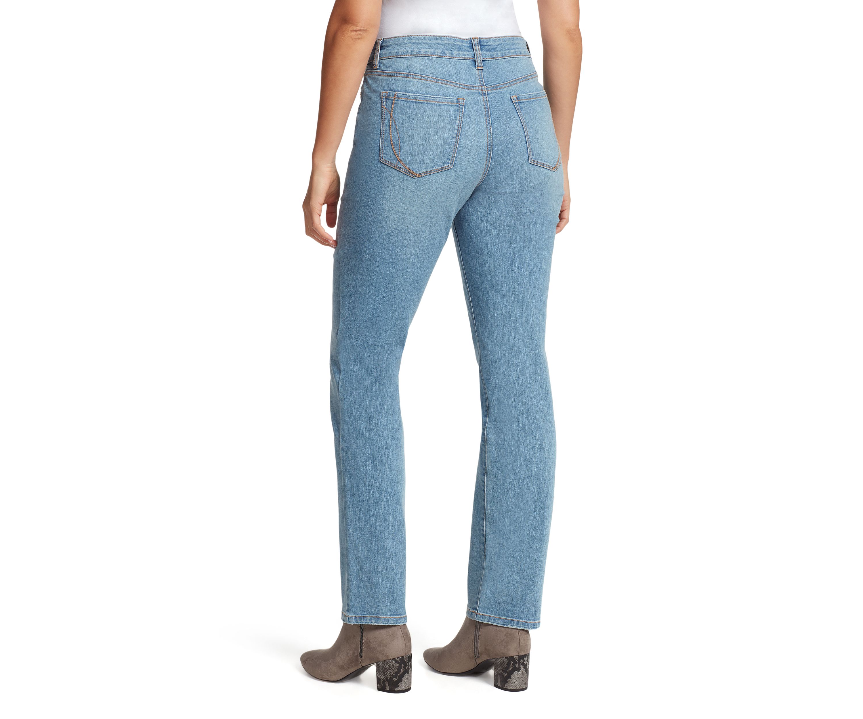 Womens Mandie Straight Denim Jeans- Regular