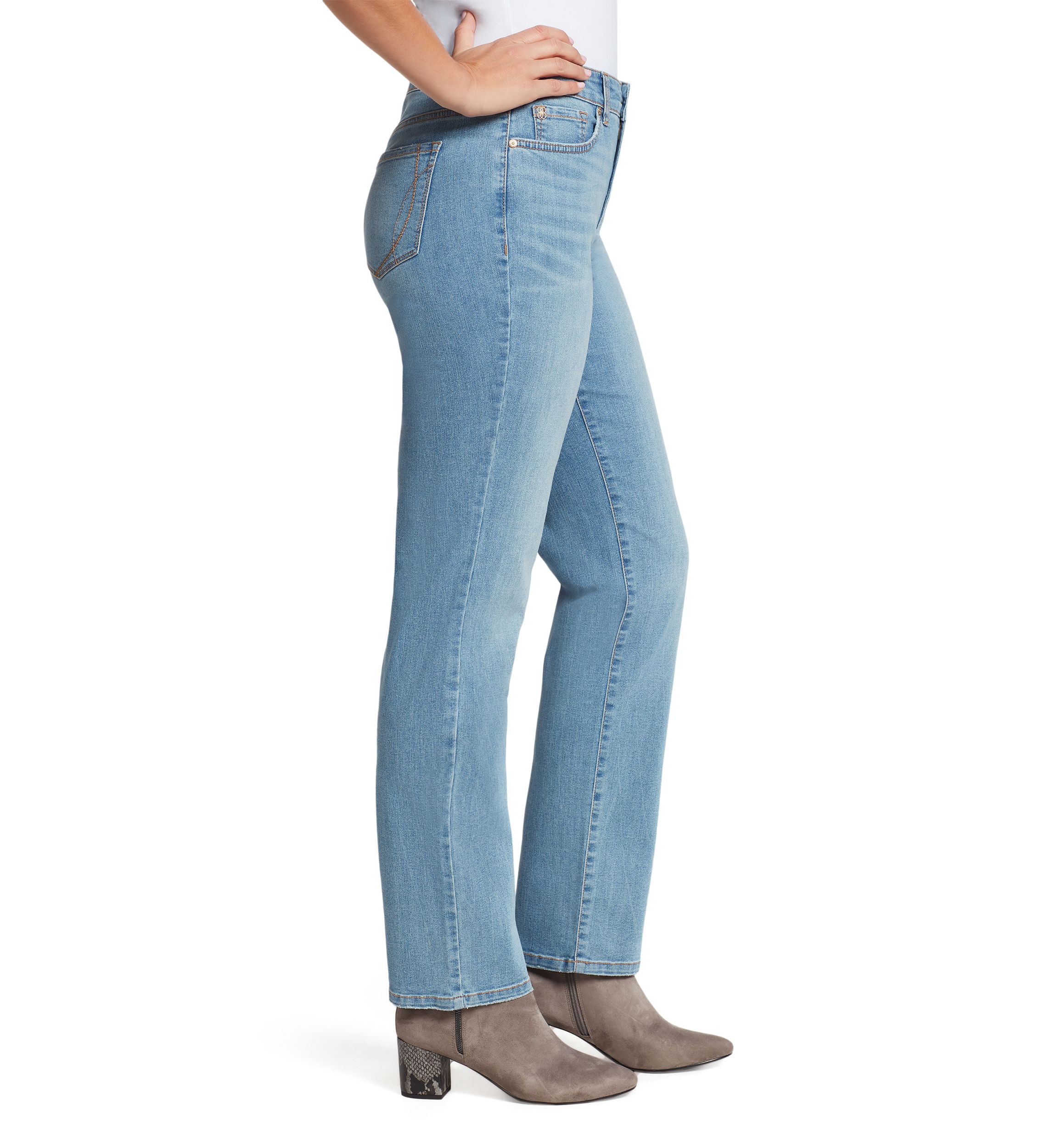 Womens Mandie Straight Denim Jeans- Regular