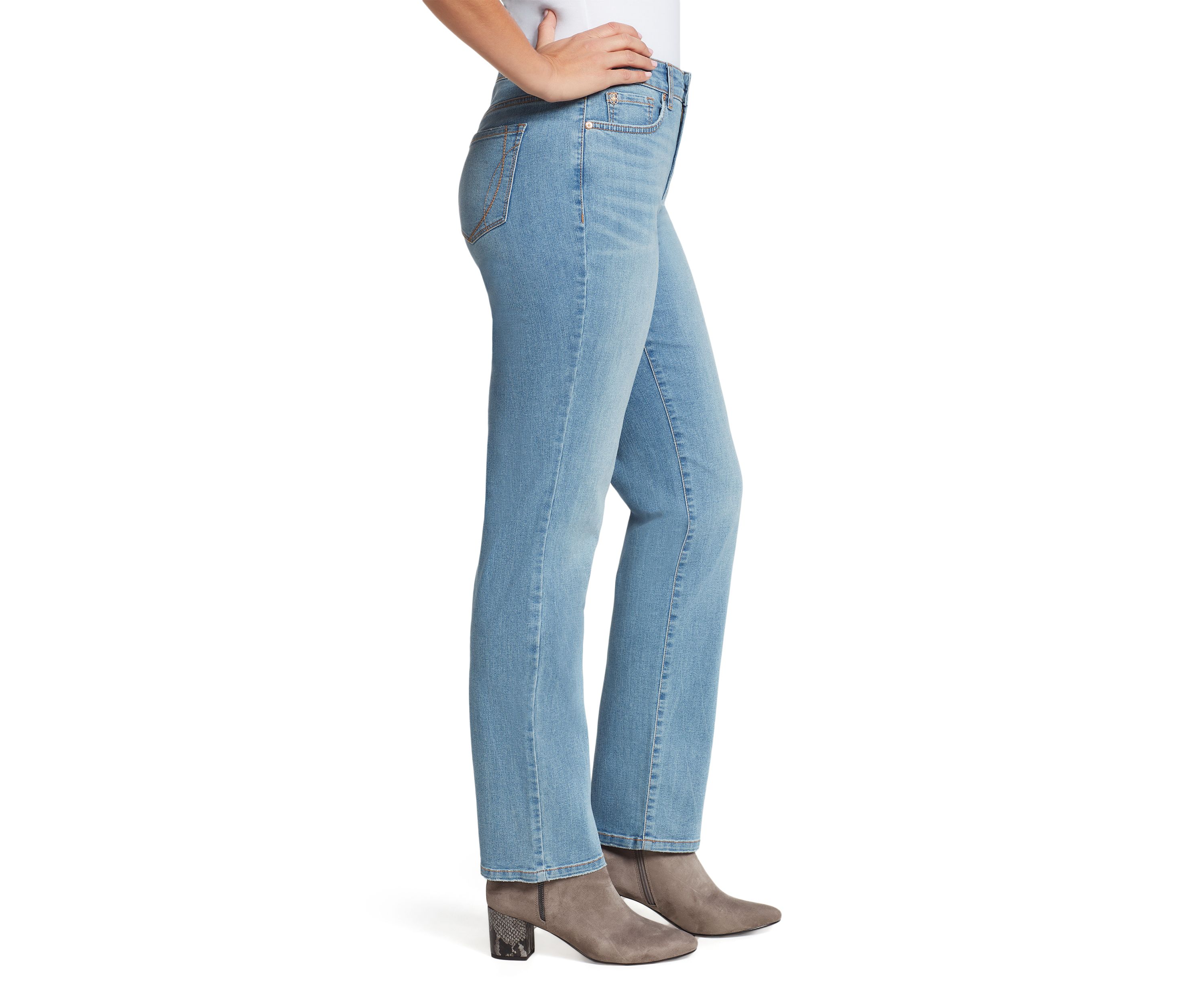 Womens Mandie Straight Denim Jeans- Regular