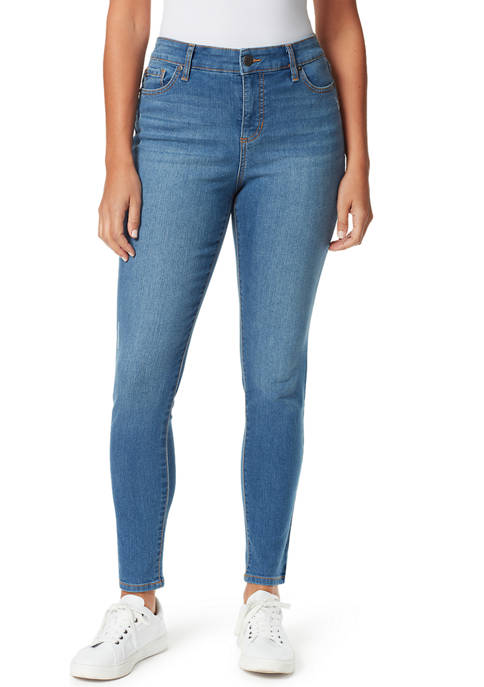 Bandolino Womens Mandie Skinny Short Length Jeans