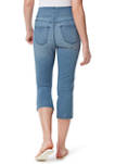 Womens Pull On Denim Capri Jeans