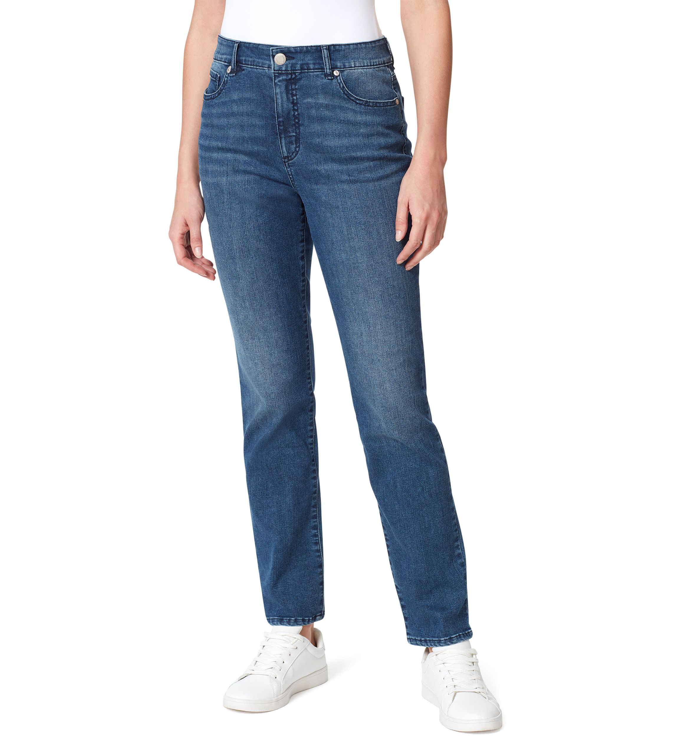 Womens Mandie Straight Short Length Jeans
