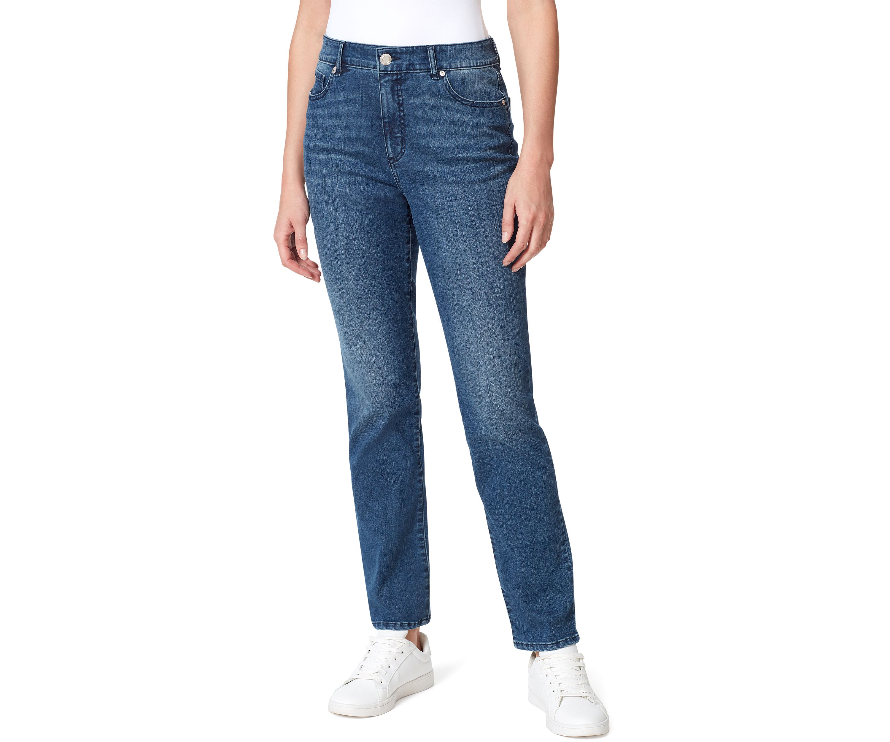 Womens Mandie Straight Short Length Jeans