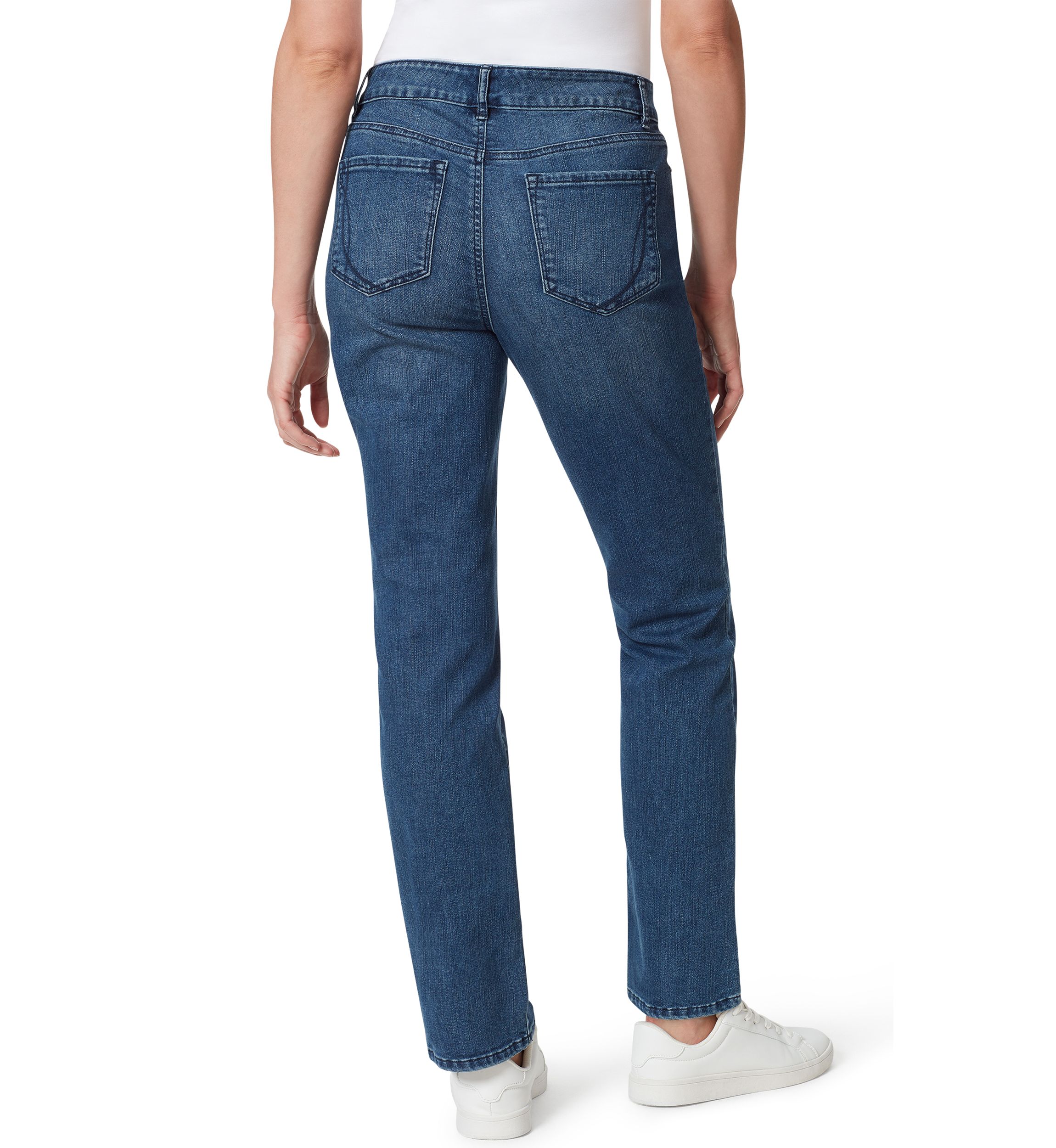 Womens Mandie Straight Short Length Jeans